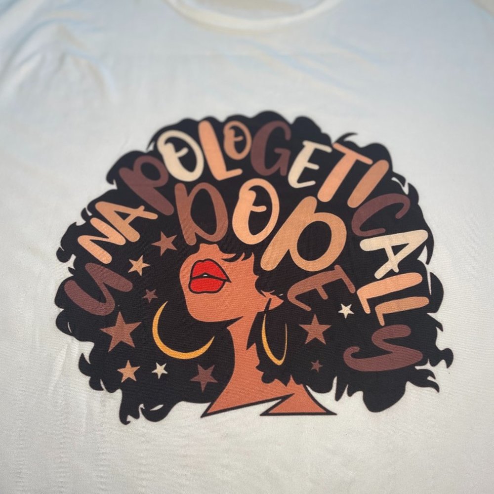 "Unapologetically Dope" Afro Girl Tee